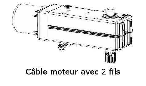 moteur 24 V pour motorisation DELTA24 ou BAS924