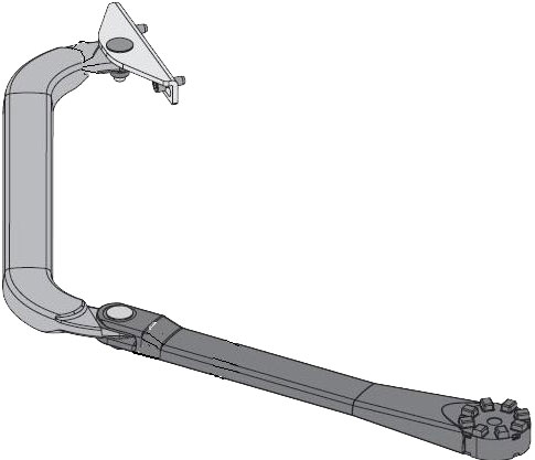 bras articulé pour ADYX COMPAS, ORION 391, Diagral DIAG11MPF