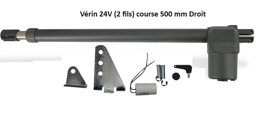 vérin GGP-24V-500D course 500mm droit